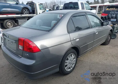 2004 Honda Civic Lx из США, поврежденный, VIN 2HGES166X4H579891